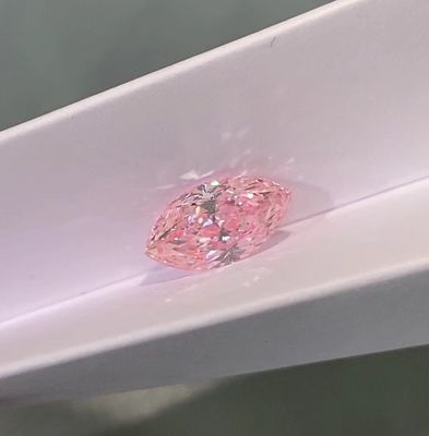 1.0ct-1.99ct Kim cương màu hồng trưởng thành trong phòng thí nghiệm 10 Mohs Marquise Loose Diamond IGI