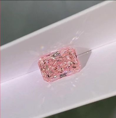 IGI chứng nhận màu hồng Loose Lab tạo kim cương Radiant Cut 1ct-1.5ct