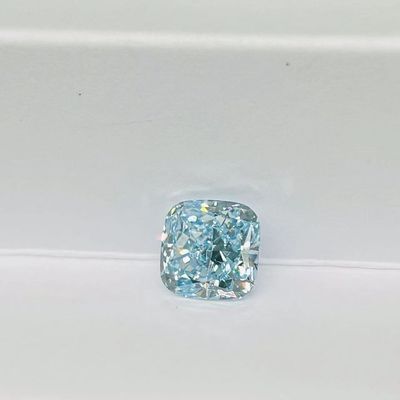 2.2ct-3.0ct Kim cương xanh trưởng thành trong phòng thí nghiệm VS1 Kim cương màu tạo ra trong phòng thí nghiệm