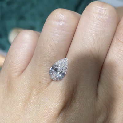 1-1,99 Carat Pear Loose Diamond 10 Mohs Lab Engineered Diamonds