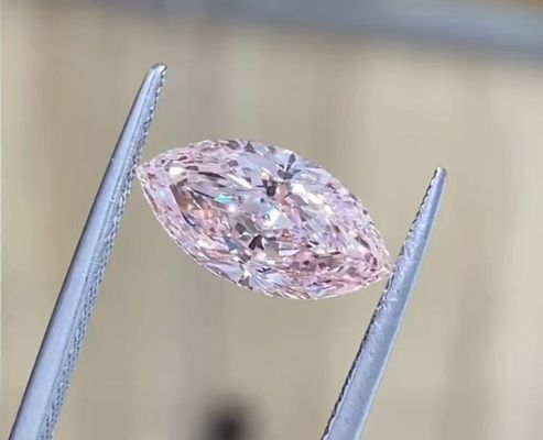 2.54ct CVD Lab trưởng thành Kim cương hồng Marquise cắt sắc sảo được chứng nhận