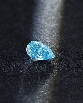 10 Mohs Pear Loose Lab trưởng thành kim cương xanh 1.0ct-1.8ct IGI chứng nhận