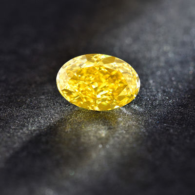 Phòng thí nghiệm hình bầu dục 10 Mohs VVS-VS đã tạo ra Canary Diamond Chứng nhận IGI
