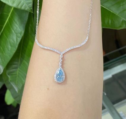 1.75ct Cvd Lab trưởng thành kim cương vòng cổ 10 Mohs