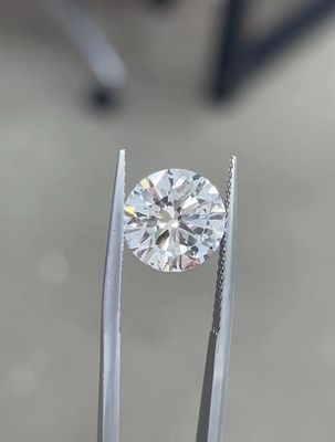 10 Mohs không màu tròn sắc sảo cắt CVD kim cương trồng trong phòng thí nghiệm 2,5ct-3ct