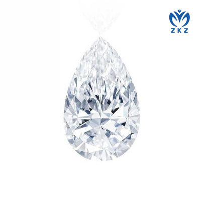 3.4ct D VS Chất lượng Không Bowtie Pear cắt phòng thí nghiệm tạo ra CVD White Diamond