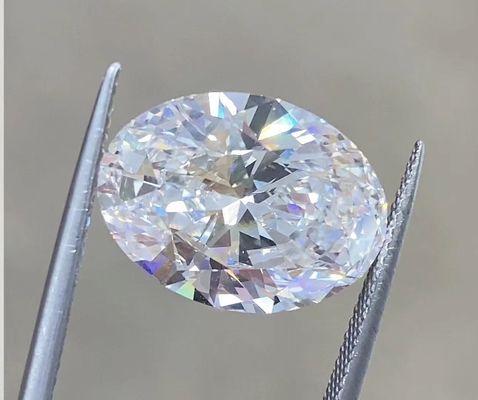 Kim cương tạo ra trong phòng thí nghiệm hình bầu dục 1CT CVD D VVS1 Kim cương lỏng cho trang trí đồ trang sức