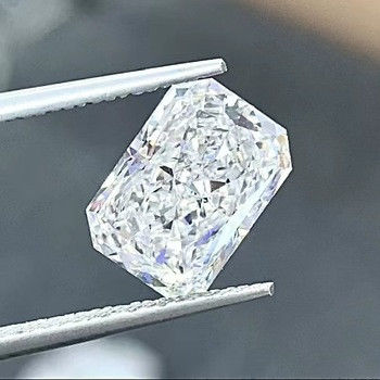 Chất lượng cao 3CT D Màu sắc VS độ rõ ràng Radiant Shape Lab CVD Kim cương GIA được chứng nhận