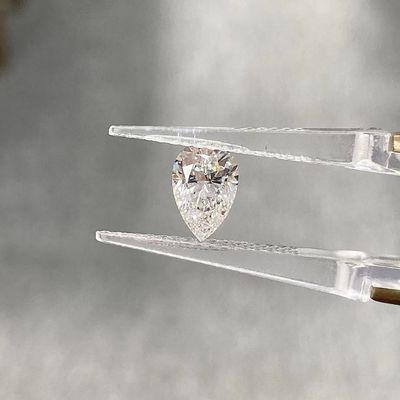 2.3ct G VVS IGI Chứng nhận Pear Brilliant Cut Lab trưởng thành như trưởng thành CVD Kim cương trắng