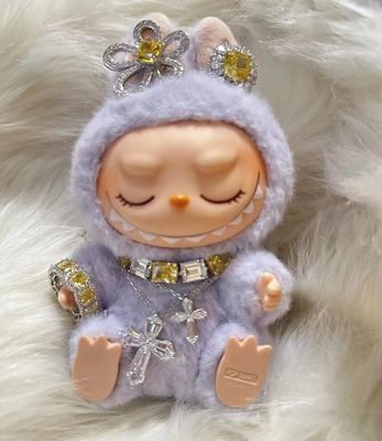 Labubu đồ trang sức kim cương rực rỡ đồ trang sức phòng thí nghiệm kim cương trưởng thành nhẫn kim cương vòng cổ đồ trang sức tốt