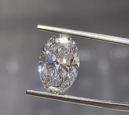 Kim cương rời phòng thí nghiệm hình Oval 3EX Cắt Triple Excellent được chứng nhận IGI